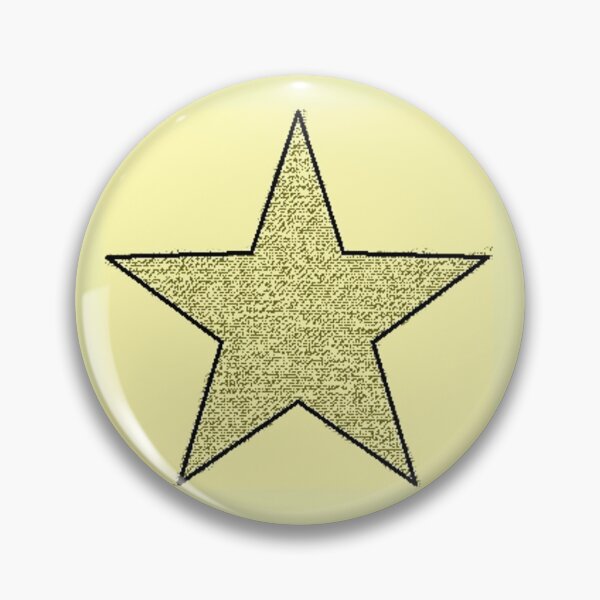Item preview, Pastel Yellow and Black Canvas Star designed and sold by KDStout.