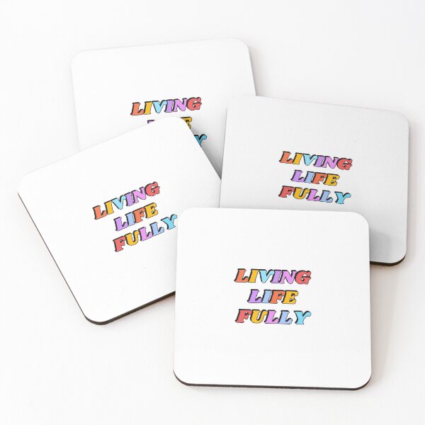 Item preview, Living Life Fully colorful designed and sold by Inspirationmotivation.