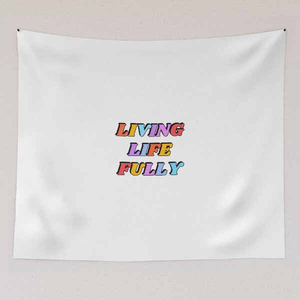 Item preview, Living Life Fully colorful designed and sold by Inspirationmotivation.