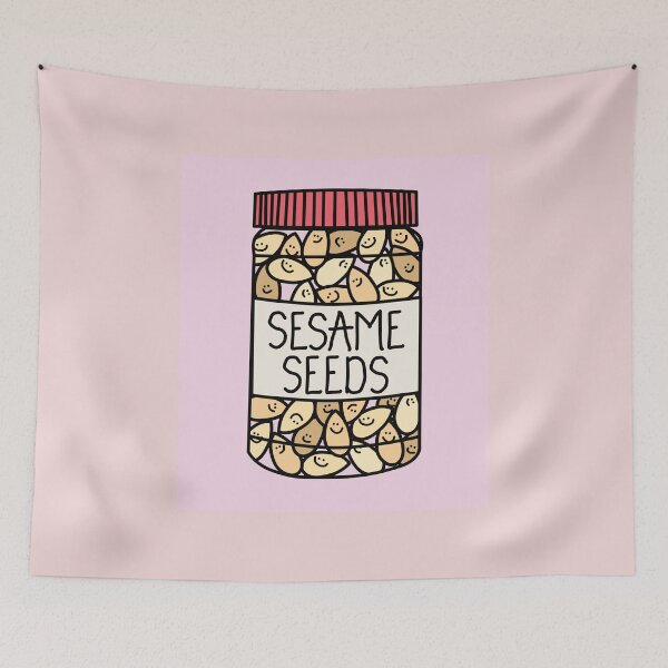 Item preview, Cute Sesame Seeds  designed and sold by TheBrightInk.