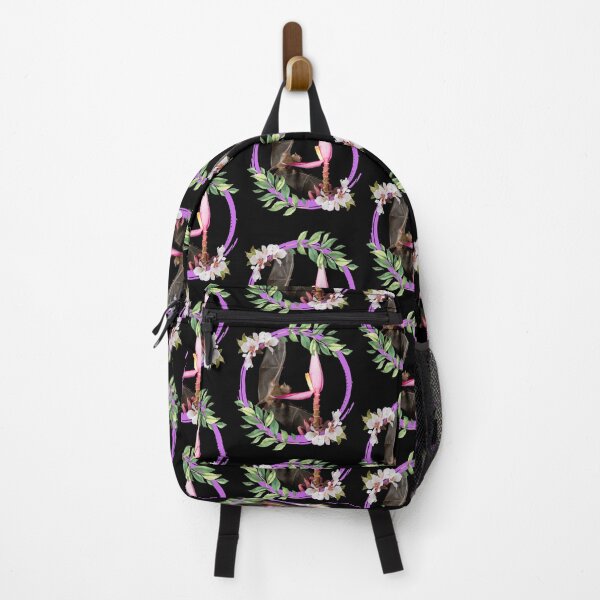 Item preview, Native Bat Pollinating Pink Blossom Colorful Design designed and sold by EarthArtDesigns.