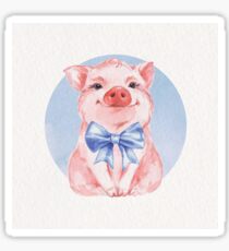 Happy Pig Sticker
