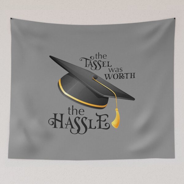 Item preview, Tassel Worth the Hassle! (on Grey) designed and sold by PawsitiveMum.