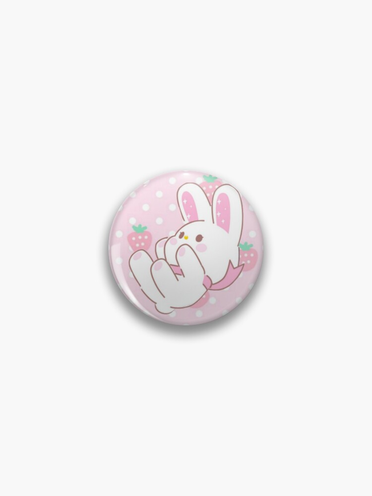 Cute strawberry bunny - Strawbunny Sticker for Sale by Yaragold