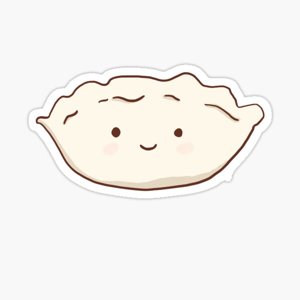 cute dumpling sticker Sticker