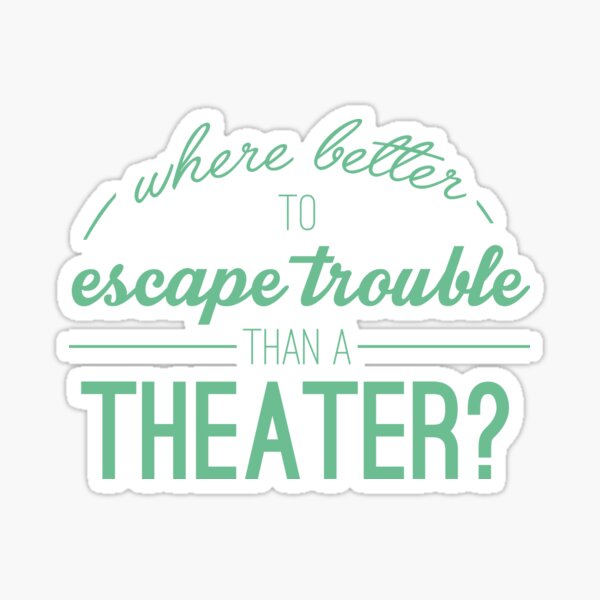 Escape Trouble Sticker For Sale By Worldsyererster Redbubble