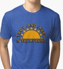 Community - Troy and Abed in the morning Tri-blend T-Shirt