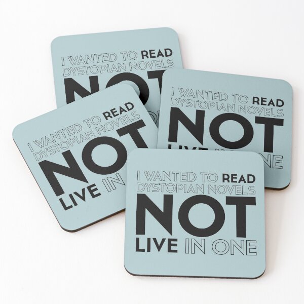 Item preview, I wanted to read dysptopian novels, gifts for readers designed and sold by FairyNerdy.