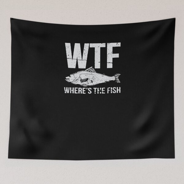 Item preview, Where's The Fish T-Shirt T-Shirt Logo Cheap Tee Logo Love Shirt Art Tee 80S Print On Demand designed and sold by DQLRPO.