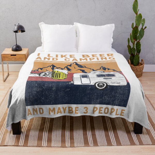 Item preview, I Like Beer And Camping And Maybe 3 People designed and sold by begin-again.
