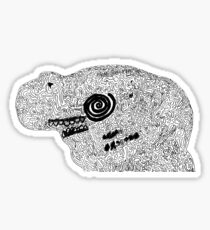 Squiggle Terror Sticker