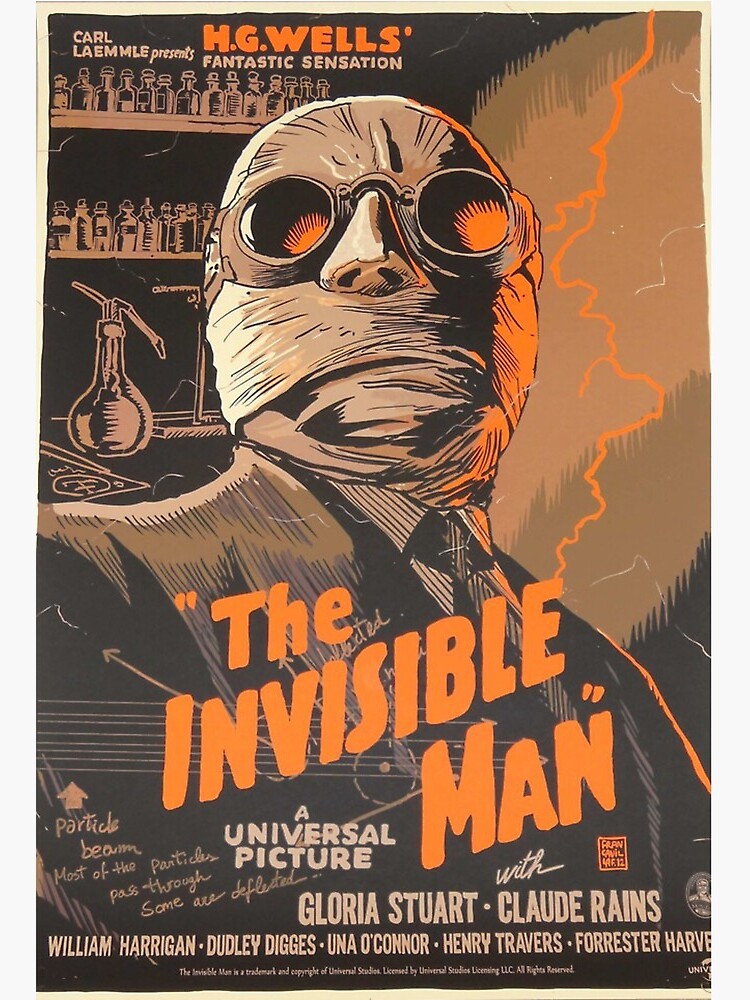 /vintage horror movie poster! | Art Board Print