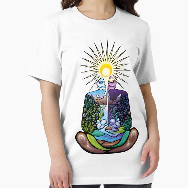 Item preview, Psychedelic meditating Nature-man designed and sold by Andrei Verner.