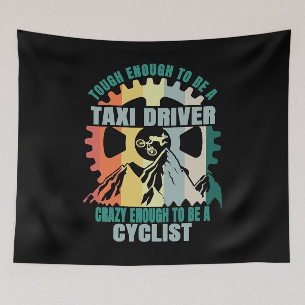 Item preview, Taxi Driver Cyclist Design designed and sold by rukia020290.