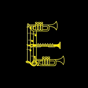 Artwork thumbnail, Initial Monogram E by Rajeev Singh