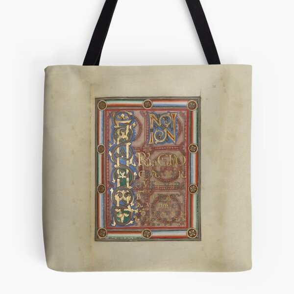 Item preview, Decorated Incipit Page - Opening of Saint John's Gospel (1120 - 1140 AD) designed and sold by SexyCodicology.