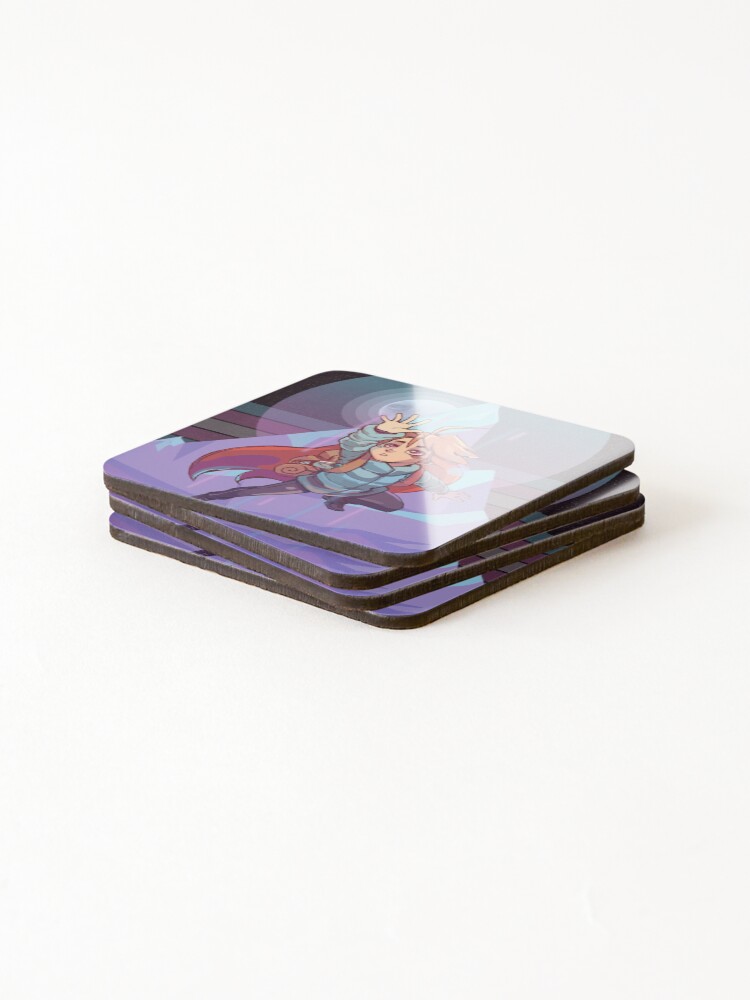 Thumbnail 4 of 5, Coasters (Set of 4), Trans Rights Maddy designed and sold by letsgochimp.