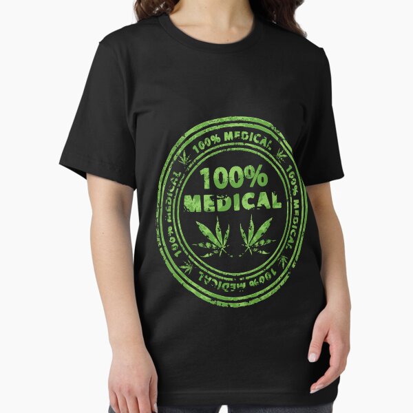 100% Medical Marijuana Stamp Essential T-Shirt