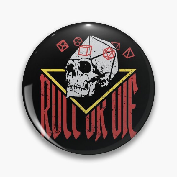 Item preview, Roll Or Die DnD Dice Skull designed and sold by DnlDesigns.