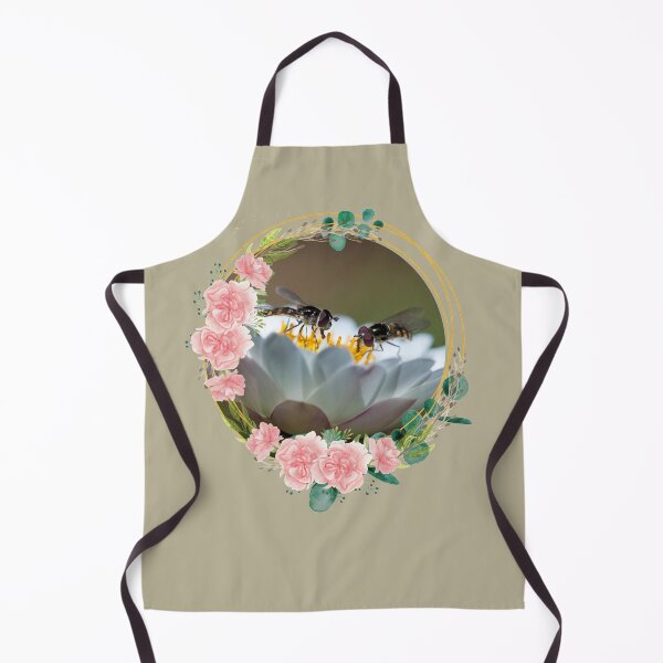 Item preview, Tiny Native Pollinators Collecting Pollen On A Flower Blossom Design designed and sold by EarthArtDesigns.