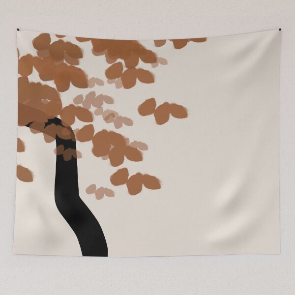 Item preview, Orange Leaves Abstract Tree 1 designed and sold by Interpret108.