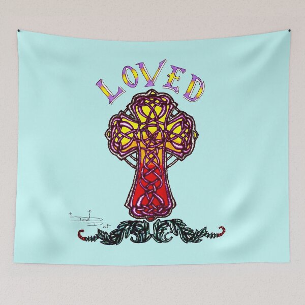 Artikelvorschau, Keltisches Feuerkreuz der Liebe Artwork entworfen und verkauft von DesignerPeace2.