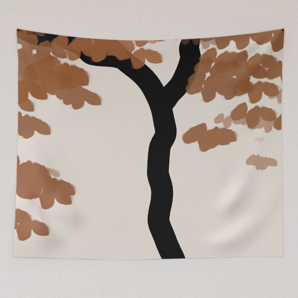 Item preview, Orange Leaves Abstract Tree 2 designed and sold by Interpret108.
