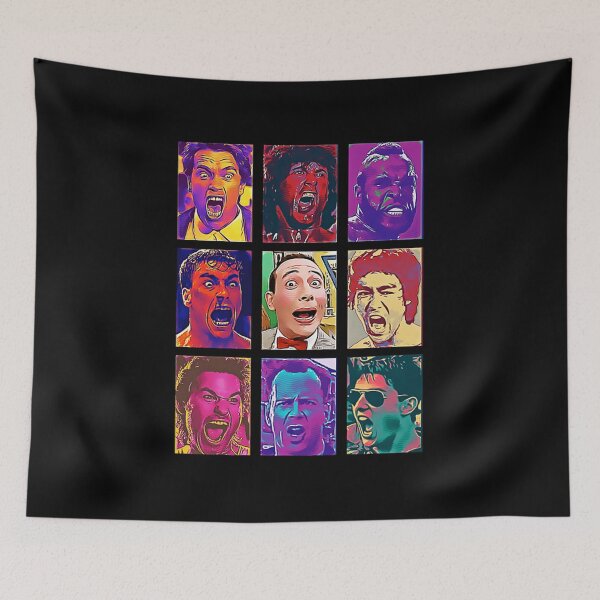 Item preview, Action Scream Peewee Pop Art T-Shirt designed and sold by missaho609.