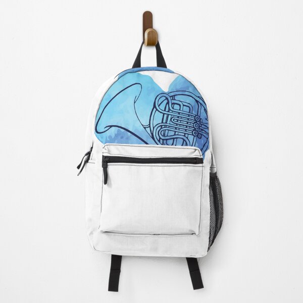 Item preview, Instrument Horn Blue Watercolor designed and sold by RaquelDeneth.