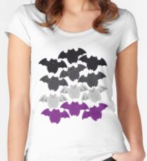 Bat Loaf- Ace Pride Women's Fitted Scoop T-Shirt
