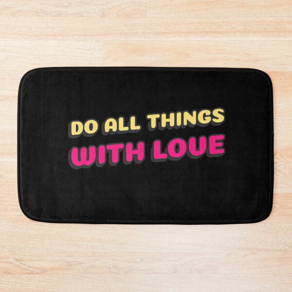 Item preview, Do all things with love - girlfriend gift, wife gifts, husband anniversary gift, wedding gift designed and sold by mr&mrsmalik malik.