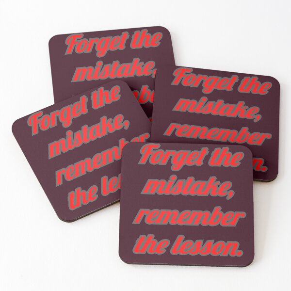 Item preview, Forget the mistake,remeber the lesson. designed and sold by Marketmg.