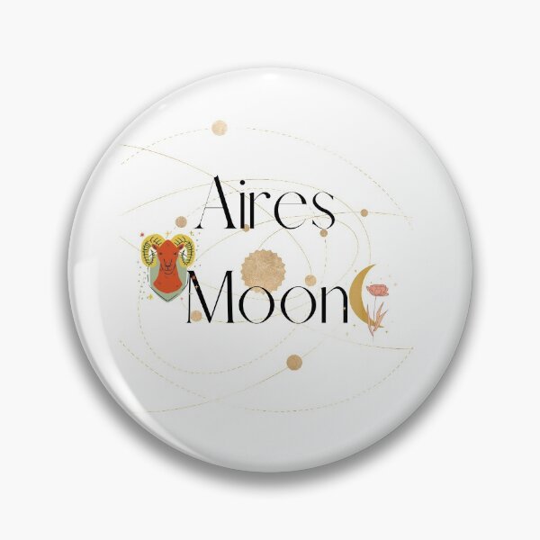 Item preview, Aires Moon Cosmic Celestial Zodiac Sign Moon Sign  designed and sold by Designedbysm.