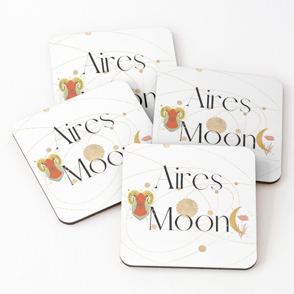 Item preview, Aires Moon Cosmic Celestial Zodiac Sign Moon Sign  designed and sold by Designedbysm.