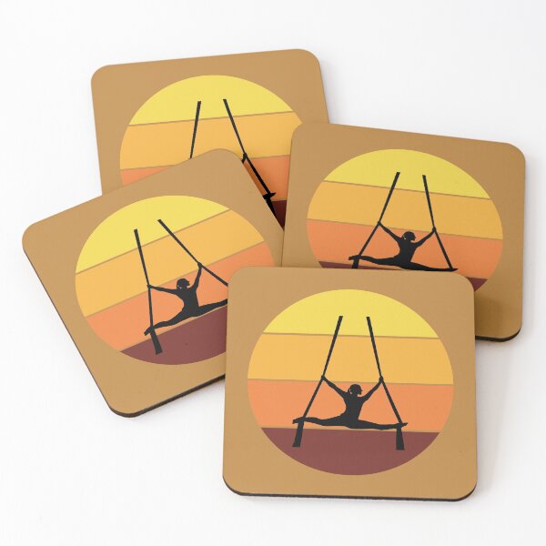 Item preview, Aerial Silks Dancer Aerialist Air Yoga Acrobatics Vintage Retro designed and sold by CuteDesigns1.