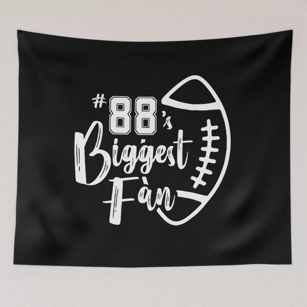 Item preview, Number 88s Biggest Fan Football designed and sold by sayotayo93.
