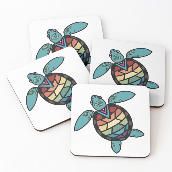 Item preview, Progressive Pride Sea Turtle designed and sold by zhdezigns.