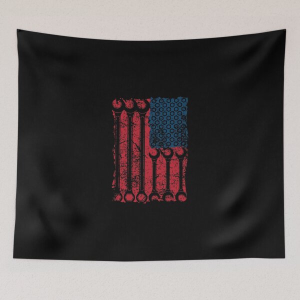 Item preview, American Flag Mechanic Cute Us Repairman Gift designed and sold by arlinasdua.