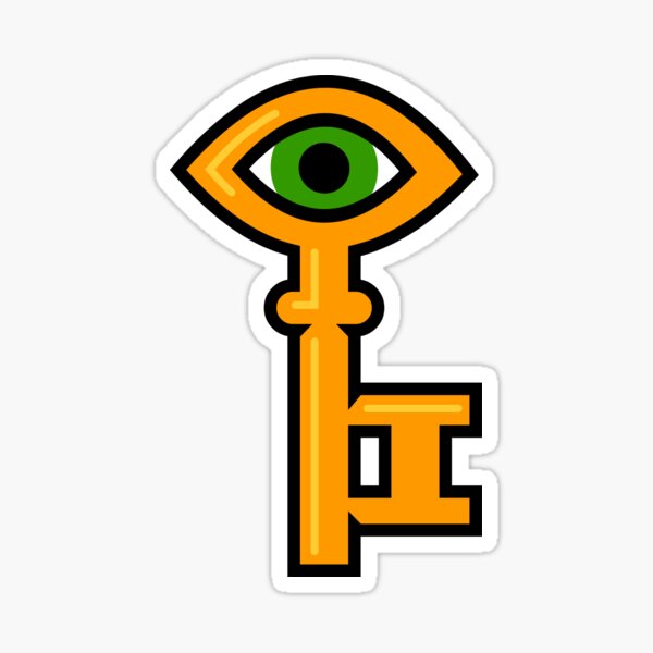 Eye Key Sticker