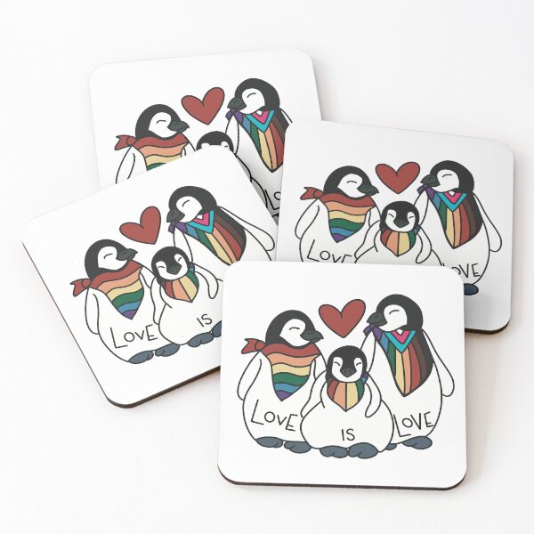 Item preview, Pride Penguin Family  designed and sold by zhdezigns.