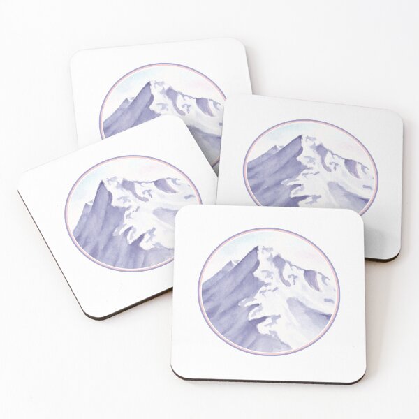 Artikelvorschau, Berg Aquarell Sticker entworfen und verkauft von Samantha Roberts.