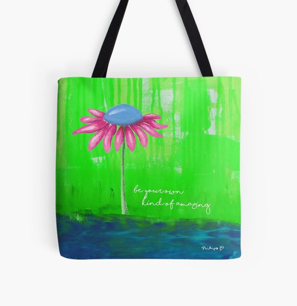 "Be Your Own Kind Of Amazing" Original design by PhillipaheART All Over Print Tote Bag