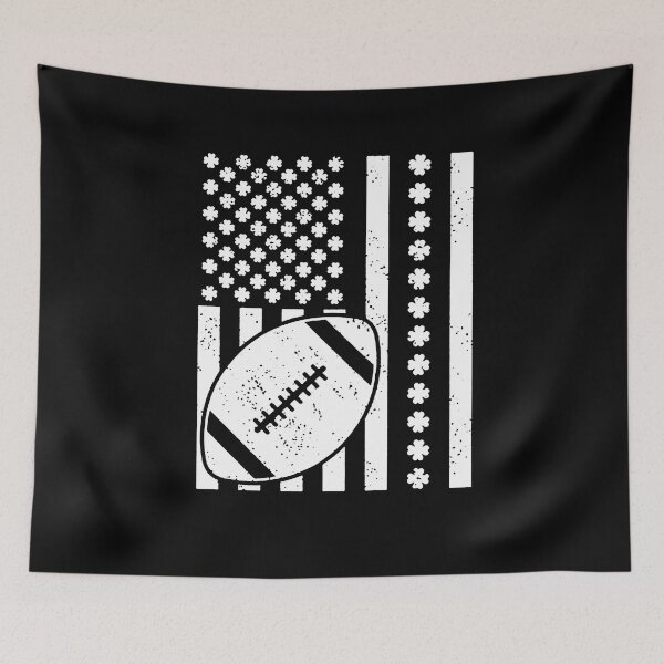 Item preview, St Patricks Day American Football Irish USA Flag designed and sold by sayotayo93.
