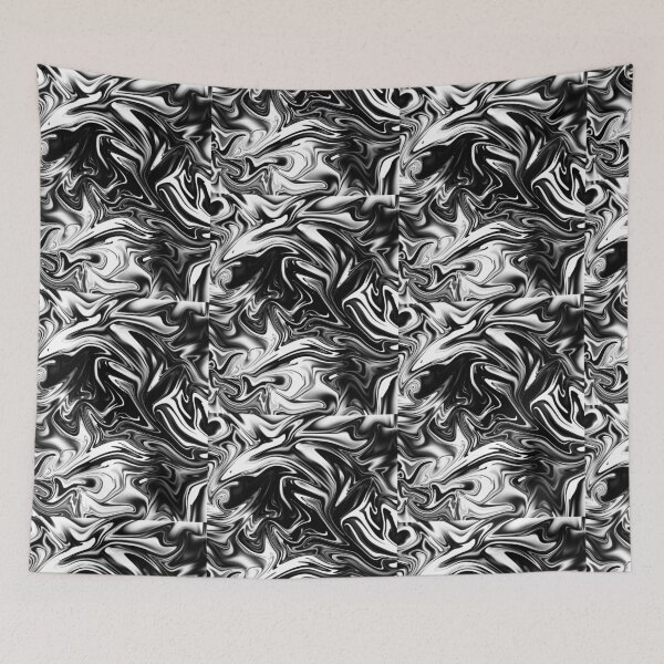 Item preview, black and white liquid designed and sold by khangoeva.
