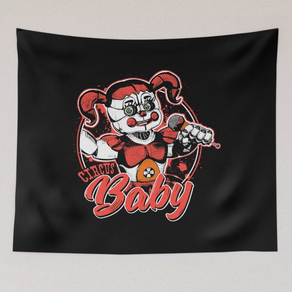 Item preview, Five Nights at Freddy's Scary Circus Baby Doll T-Shirt designed and sold by comezz3478.