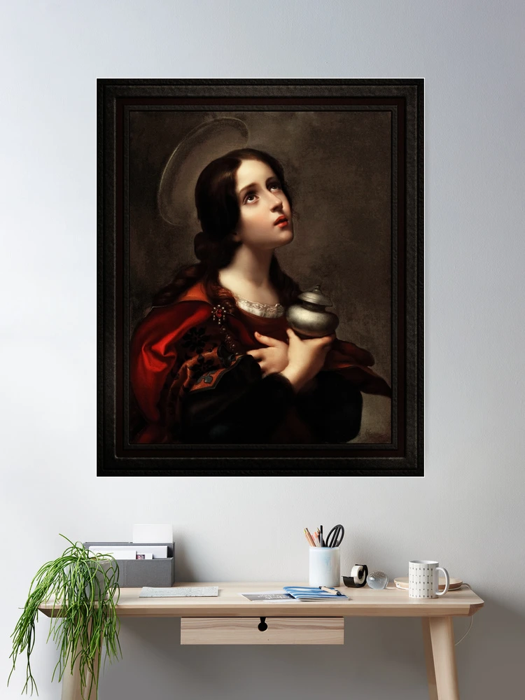 Mary Magdalene by Carlo Dolci - A Xzendor7 Old Masters Reproductions Room Decor Poster Art Print 