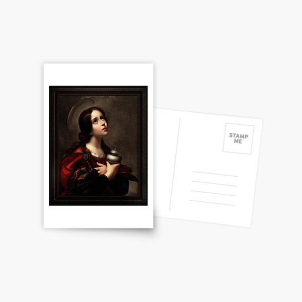 Mary Magdalene by Carlo Dolci Xzendor7 Old Masters Reproductions Postcard
