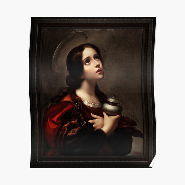 Mary Magdalene by Carlo Dolci Xzendor7 Old Masters Reproductions Poster