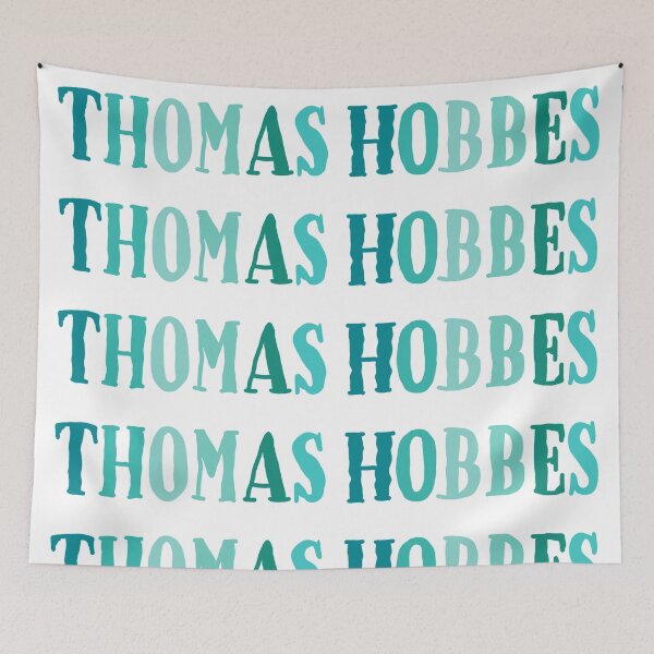 Item preview, Thomas Hobbes teal name designed and sold by KennyLucky.