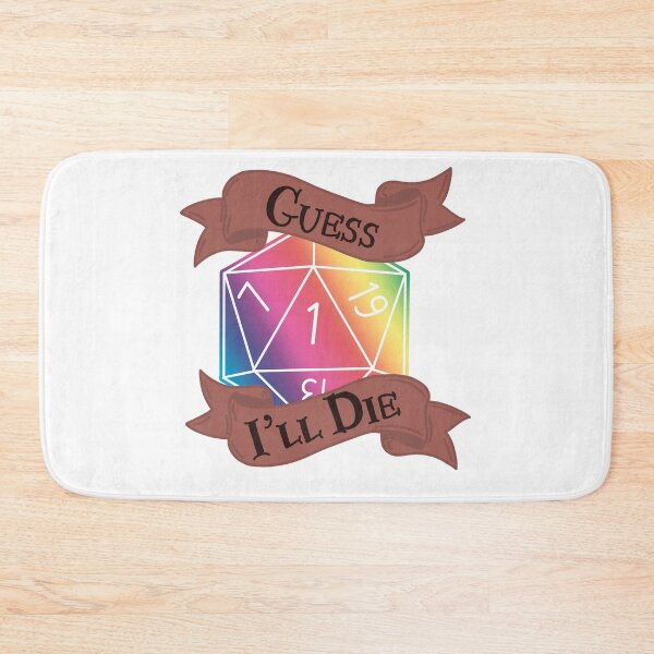 Item preview, Guess I'll Die designed and sold by AngelZalez.